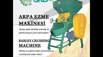 YEM (ARPA-MISIR) EZME MAKİNESİ - BARLEY FEED ROLLING/CRUSHING MACHINE